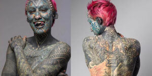 Ecco chi è la donna più tatuata al mondo: “Ho trasformato l’oscurità in luce”