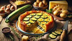 Tortino di zucchine, patate ed emmental: la ricetta